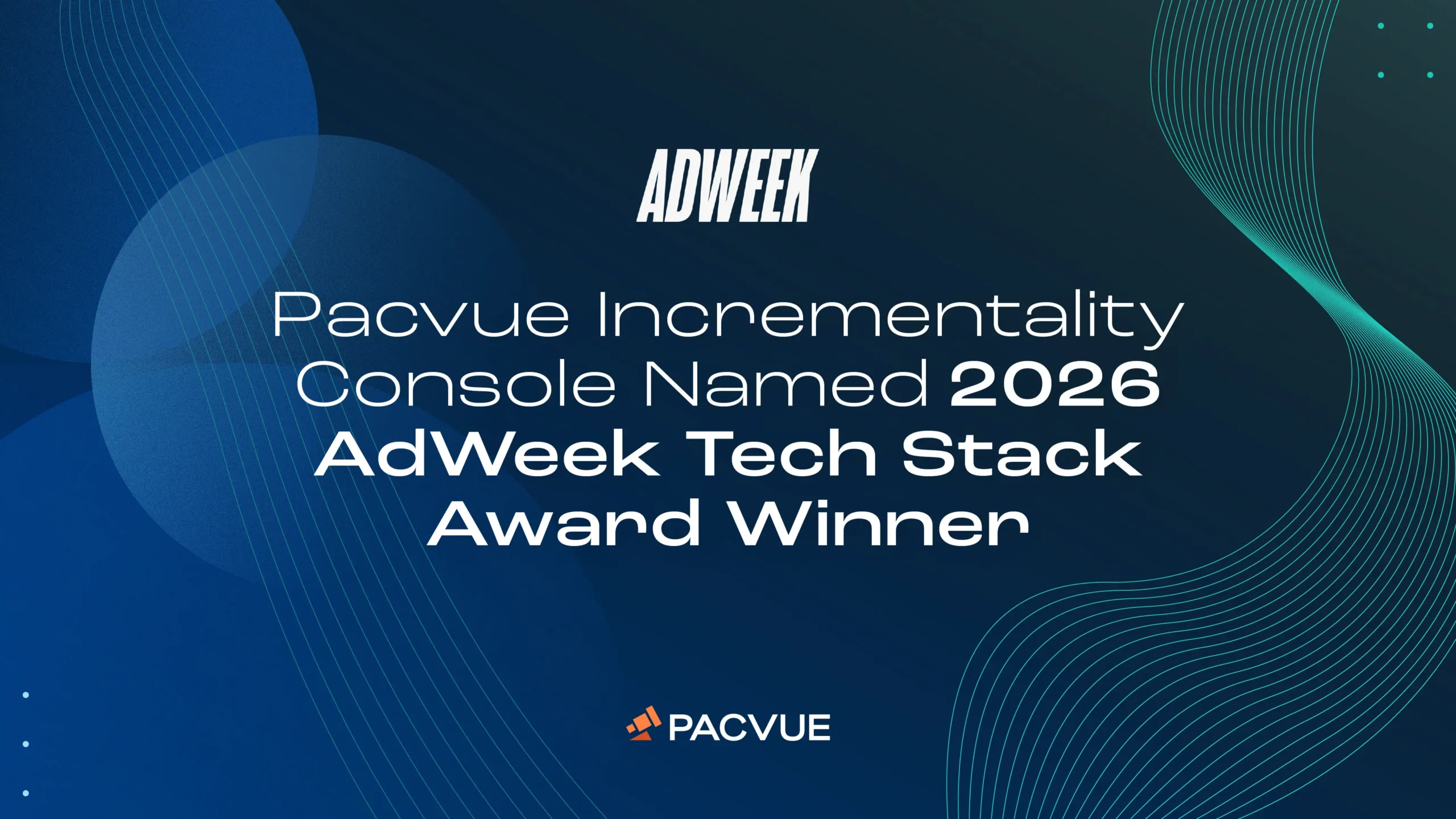 Pacvue's Incrementality Console Named Winner in Adweek's 2026 Tech Stack Awards